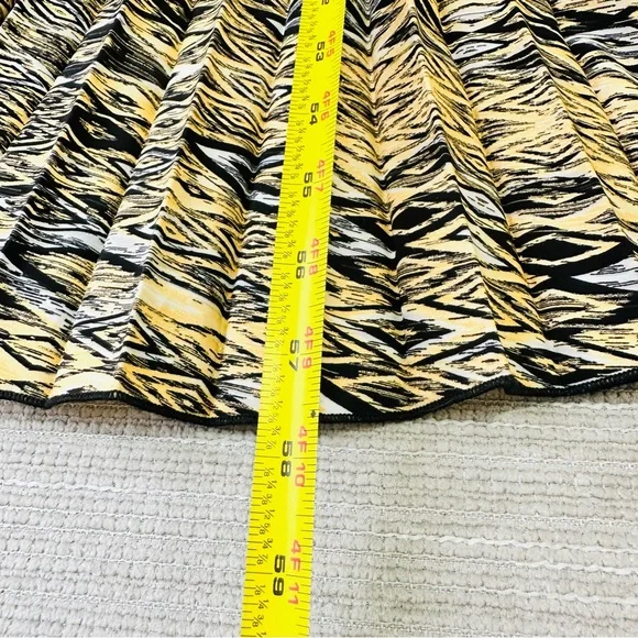 LulaRoe DeAnne Wrap Gold & Black Maxi Pleated Dress Size XL - Picture 9 of 10
